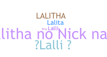 Bijnaam - Lalitha