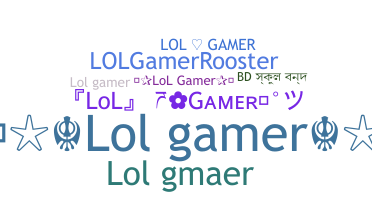 Bijnaam - LOLGamer