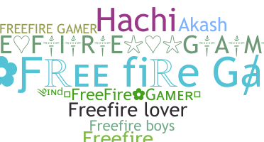 Bijnaam - Freefiregamer