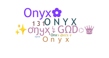 Bijnaam - Onyx