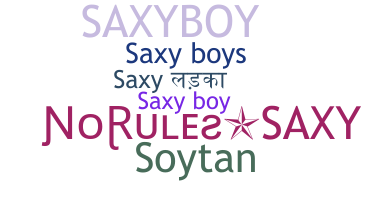 Bijnaam - saxyboy