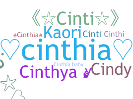 Bijnaam - cinthia