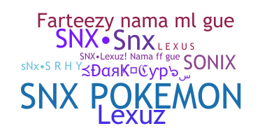 Bijnaam - SNx