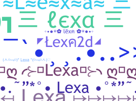Bijnaam - lexa2d