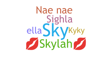 Bijnaam - Skylah