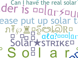 Bijnaam - Solar