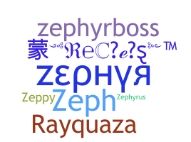 Bijnaam - Zephyr