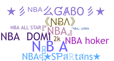 Bijnaam - NBA