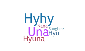 Bijnaam - Hyuna