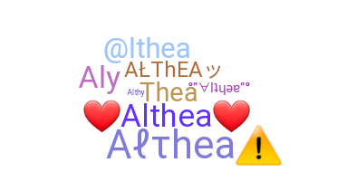 Bijnaam - Althea