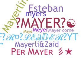 Bijnaam - Mayer