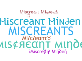 Bijnaam - MIScreant