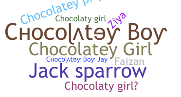 Bijnaam - chocolatey