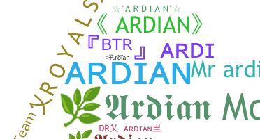 Bijnaam - Ardian