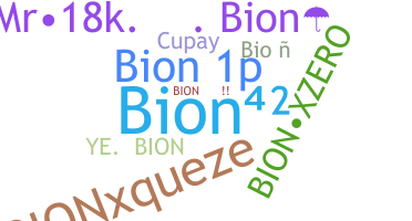 Bijnaam - Bion