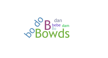 Bijnaam - Bowden