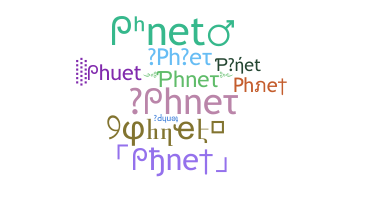 Bijnaam - Phnet