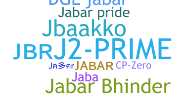 Bijnaam - Jabar