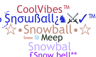 Bijnaam - Snowball