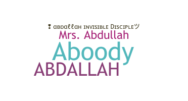 Bijnaam - Abdallah