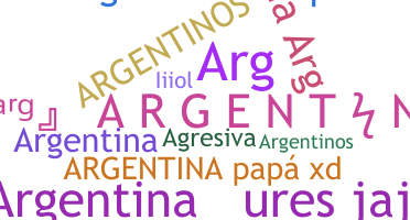 Bijnaam - argentinos