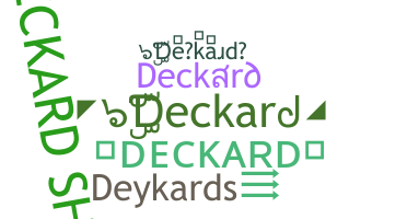 Bijnaam - Deckard