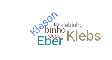 Bijnaam - Kleber