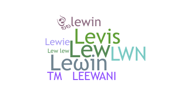 Bijnaam - Lewin