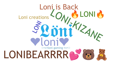 Bijnaam - Loni