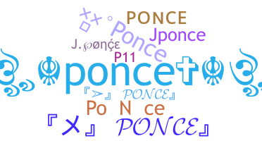 Bijnaam - Ponce