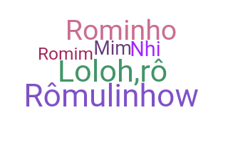 Bijnaam - Romulo