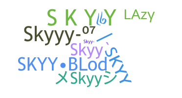 Bijnaam - Skyy