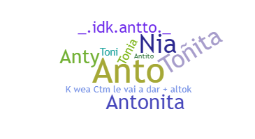 Bijnaam - Antonia