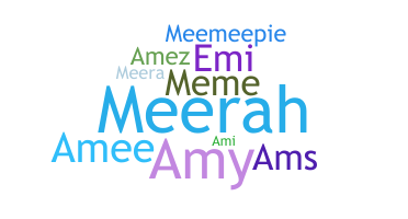 Bijnaam - Ameerah