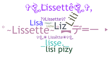 Bijnaam - Lissette