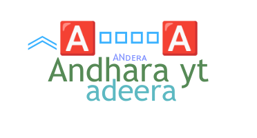 Bijnaam - Andera