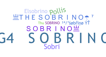 Bijnaam - Sobrino