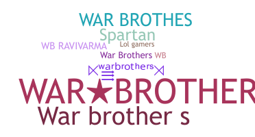 Bijnaam - warbrothers