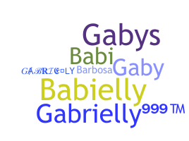 Bijnaam - Gabrielly
