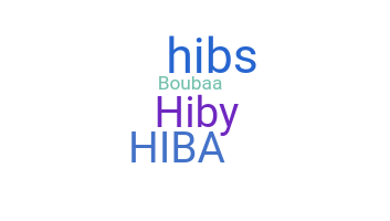 Bijnaam - Hiba
