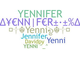 Bijnaam - Yennifer