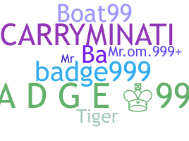 Bijnaam - Badge999