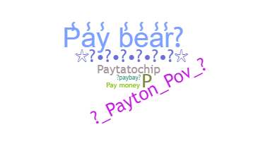 Bijnaam - Payton