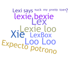 Bijnaam - Lexie