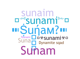 Bijnaam - Sunami