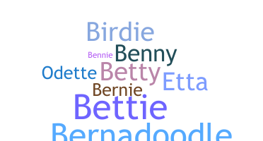 Bijnaam - Bernadette