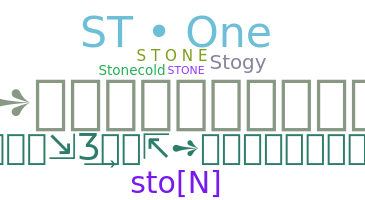 Bijnaam - Stone