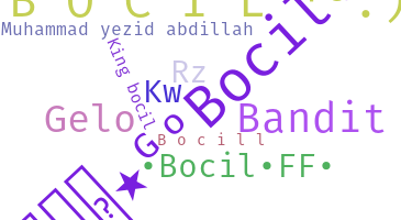 Bijnaam - Bocill