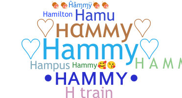 Bijnaam - Hammy