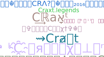 Bijnaam - Craxt